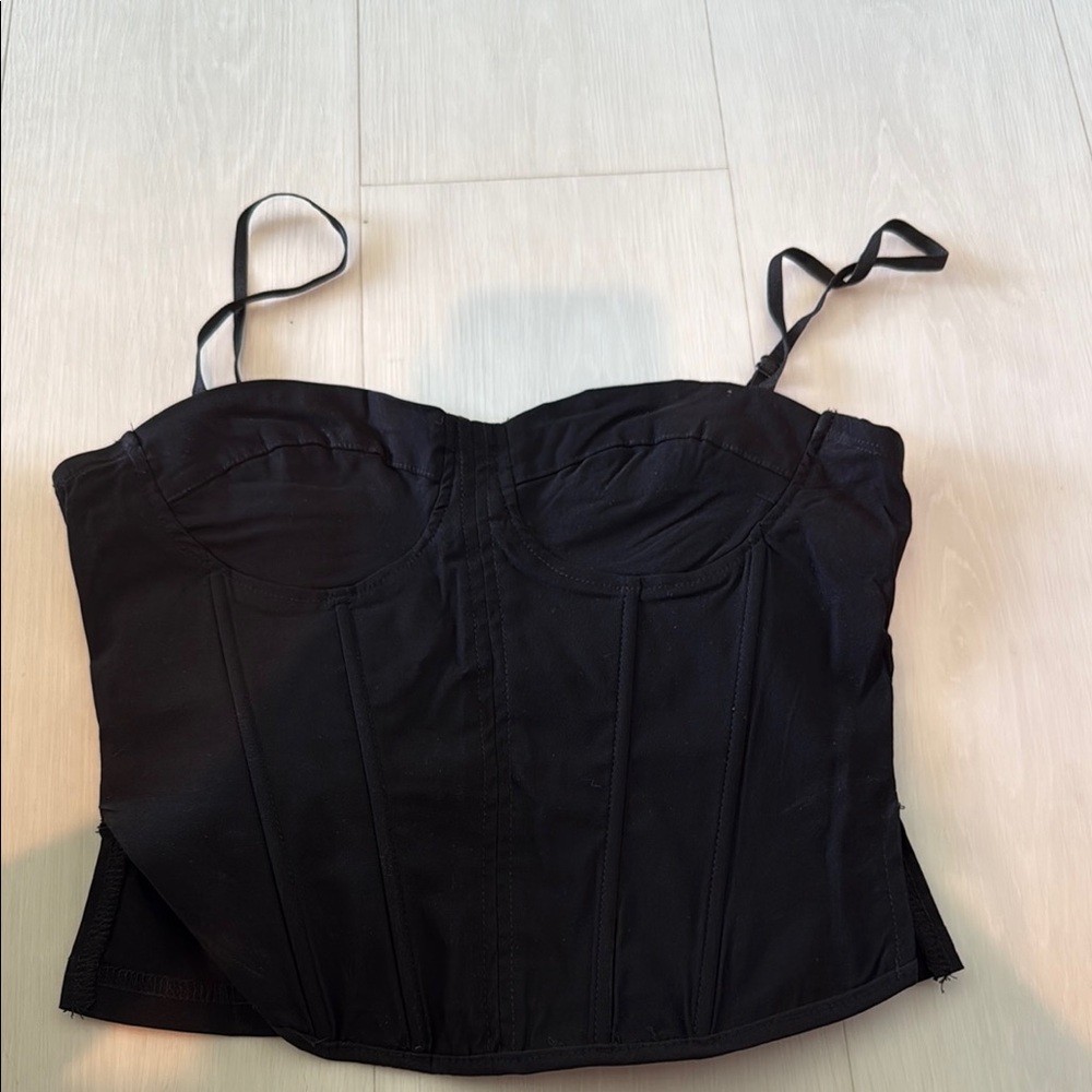 Black Women's Corset Top
